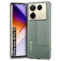 Infinix Note 40 Pro Transparent Soft & Flexible TPU Mobile Back Cover. 