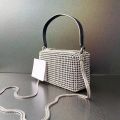 King brick rhinestone bag bag women's bag dinner bag crossbody women's hand armpit full of diamond bags shiny full of diamond bags.