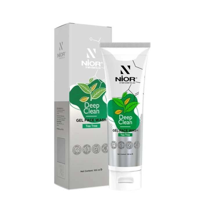 NIOR DEEP CLEAN TEA TREE GEL FACE WASH - 100ML