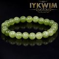 Natural Stone Bracelet Peridot Jades Beads Jewelry Gift For Men Magnetic Health Protection Women Elastic Thread 6 8 10mm. 