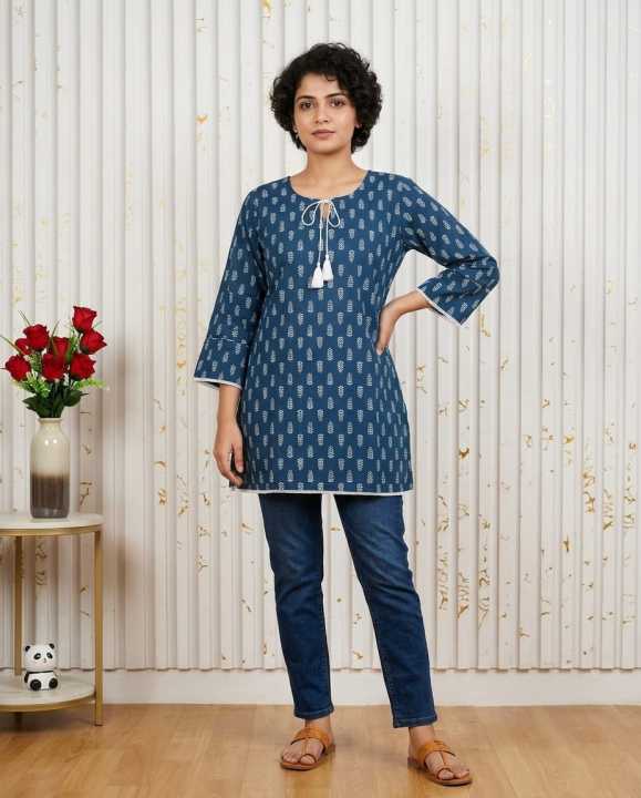 Attractive%201%20Piece%20Kurti%20From%20The%20New%20Collection%20For%20Women%20Cotton%20Casual%20Comfortable%20Stylish%20Ladies%20Fashion%20Dress%20-%20Image%203