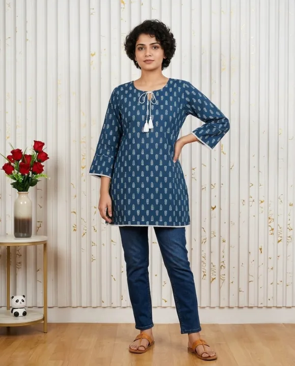 M.U.C.Attractive%20one%20piece%20kurti%20from%20the%20new%20collection%20-%20Image%203