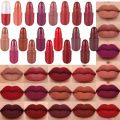 18 pcs/set velvet matte Capsule Lipstick Collection-long-lasting, waterproof, portable mini lip makeup gifts for all skin types-perfect for women who want vibrant red lip colors. 