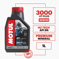 MOTUL 3000 4T Plus Mineral 20W40 Motor-cycle Engine Oil 1 Liter. 