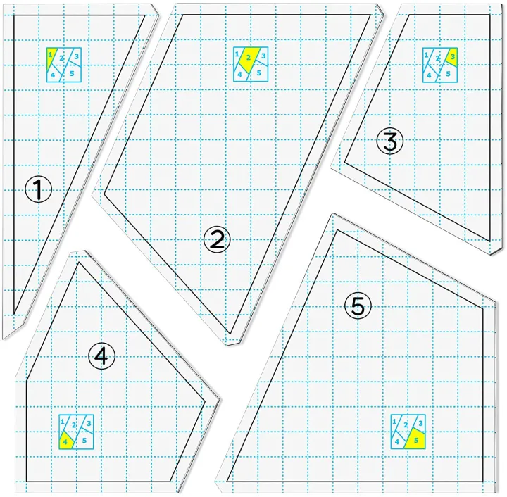 White%20Quilting%20Cutting%20Template%20Measurement%20Accuracy%20Acrylic%2024cm%20Acrylic%20Sewing%20Ruler%20Acrylic%20Quilt%20Templates%20for%20Home%20-%20Image%202
