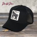 2022 Summer Breathable Mesh Baseball Cap Women Men Snapback Trucker Hat Tiger Cat Embroidery Hip Hop Casquette Animals bone. 