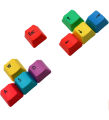 WASD arrow keys sublimation keycaps color supplement RGBY personalized color matching PBT mechanical keyboard keycaps.