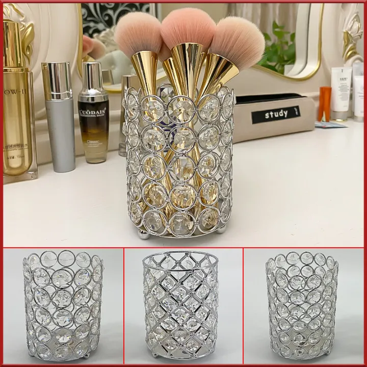 Nail%20art%20pen%20holder%20crystal%20glass%20storage%20box%20European%20and%20American%20desktop%20barrel%20fashion%20makeup%20brush%20round%20ornaments%20wholesale%20-%20Image%202