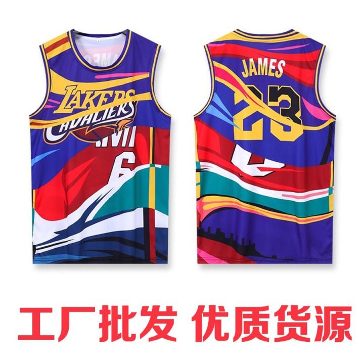 Cross%20border%20jersey,%20Lakers,%20ets,%20eat,%20hunder,%20arden,%20Curry's%20basketball%20jersey%20set,%20men's%20-%20Image%205