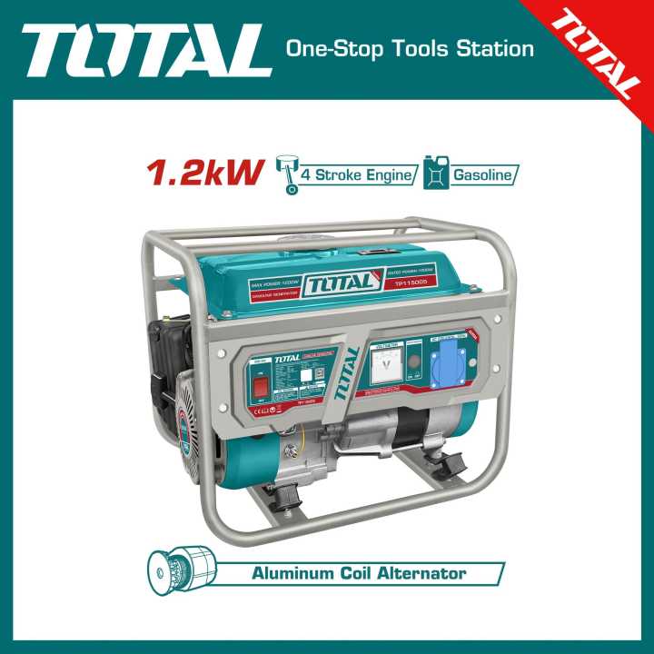 TOTAL Gasoline generator TP115005 | Daraz.com.bd