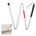 1Pcs Visually Impaired Crutch Cane Blind Walking Stick Walker Aluminium Folding. 