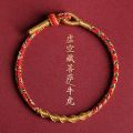 Chinese Handwork Zodiac Year Eight Patron Saints Bracelet Female Dragon Knot Safe Handmade Braided Rope Lucky Fortune Men's Gift.