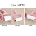 Strong Sticky Lint Roller Dust Hair Removal Cover Refillable Remove Clean Bedroom Carpet Hair Fur Dust.