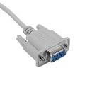 1PC 5ft F / F Serial RS232 Null Modem Cable Female to Female DB9 FTA Connection 9 Pin Data COM Cable Converter PC Accessory. 