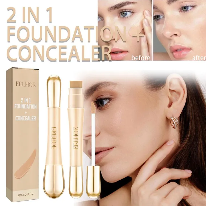 New%20Double-headed%202%20In%201%20Foundation%20And%20Concealer%20Highlighter%20Foundation%20Contouring%20Stick%20Moisturizing%20Brightening%20Z0z5%20-%20Image%202