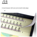 RONSHIN Makeup Professional Eyelash Tweezers 3D Volume Eyelash Extension Tweezer Fan Lash Eyebrow Tweezers. 