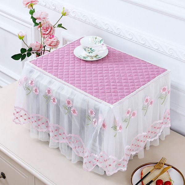 High%20Quality%20Lace%20Ruffles%20Floral%20Microwave%20Oven%20Cover%20-%20Image%202
