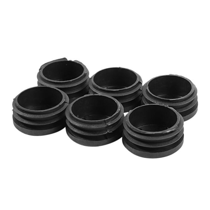 24Pcs%20Plastic%20Blanking%20End%20Cap%20Pipe%20Tube%20Insert%20Plug%20Cover%2040mm%20Black%20-%20Image%202