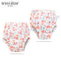 Yinxiu Li 2-pack pure cotton washable training learning 6-layer gauze diaper pants, baby supplies.