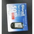 GlucoX TD 4183 glucose meter test strips 50strips. 
