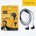 Realme Earphone with Mic Ear Ruds 2 3.5mm Jack with Mic.