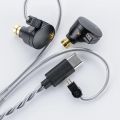MOONDROP CHU II 2 CHU2 DSP Dynamic Driver In-Ear Earphone High Performance IEM 0.78mm USB-C Detachable Interchangeabl Cable. 
