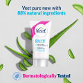 (Get 20% Extra) Veet Pure™ Hair Removal Cream 30g Sensitive Skin for Body & Legs, Freshest Smell with Aloe Vera Extract Leaves Skin Feeling Smooth, Moisturized & Visibly Glowing, Dermatologically Tested. 