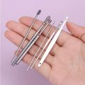 Ear Cleaner Set 6 Pieces Stainless Steel ear pick set with leather case. 