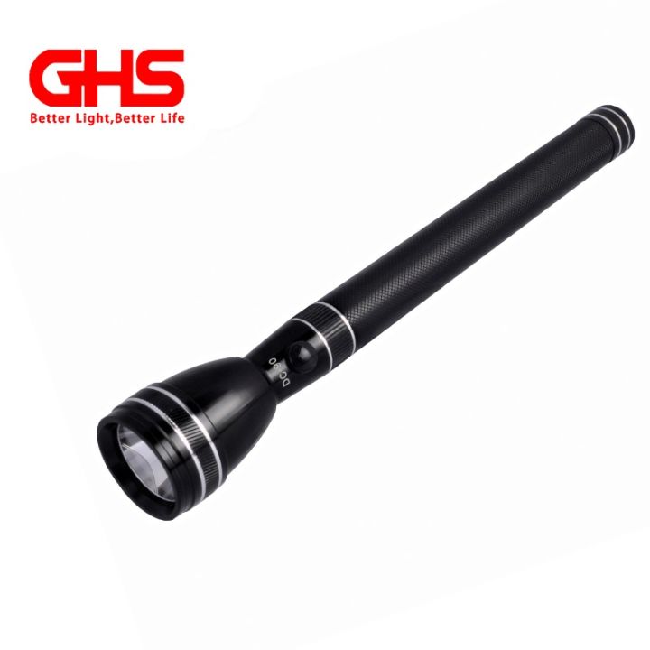 GHS DC-90 / DC-90 PLUS JAPAN TORCH LIGHT LONG RANGE GHS LED FLASH TORCH LIGHT RECHARGEABLE BRIGHT 4SC DC-90 / DC-90 PLUS ALUMINUM TOURCH LIGHT