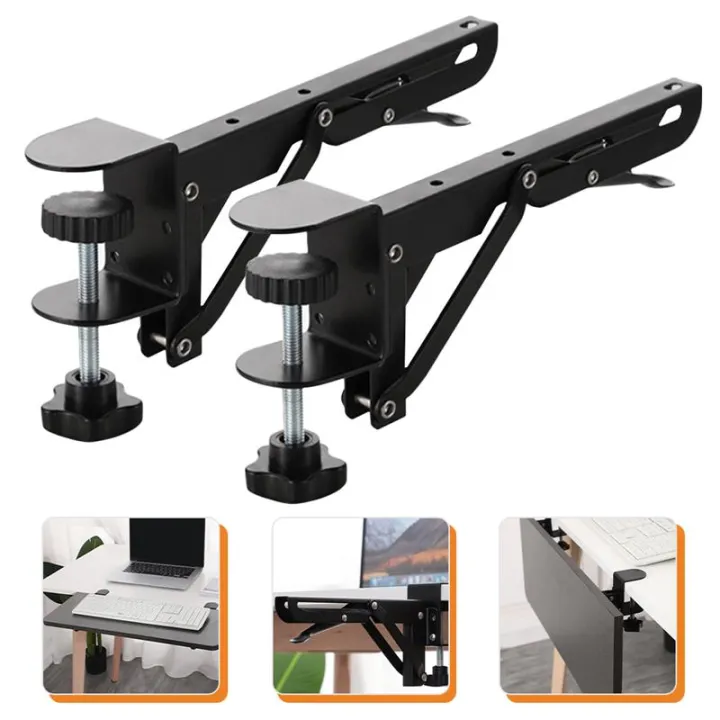 Foldable Bracket Desk Extender Arm Stand Keyboard Hand Support Desk ...