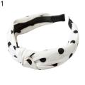 【Hey my home】Polka Women's Cloth Hairband Headband. 
