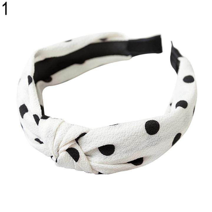 %E3%80%90Hey%20my%20home%E3%80%91Polka%20Women's%20Cloth%20Hairband%20Headband%20-%20Image%203