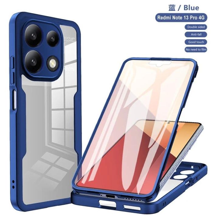 Phone%20case%20Xiaomi%20Poco%20M6%20Pro%20M6Pro%20M%206%204G%20Transparent%20Protector%20with%20Mobile%20phone%20Film%20Cover%20Double%20Protect%20shield%20Full%20Cover%20Armor%20Cover%20cases%20-%20Image%203