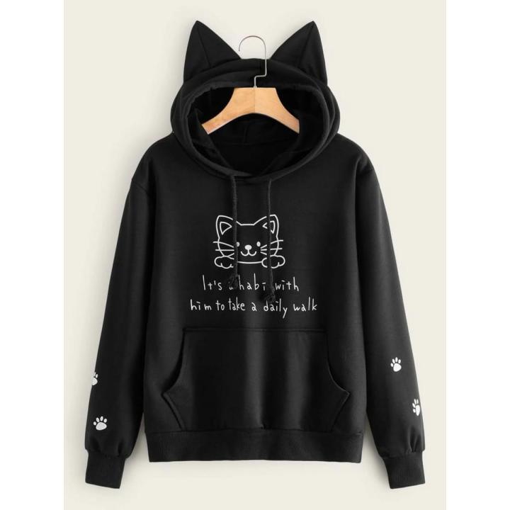 Female Sweatshirt Kawaii Casual Harajuku Oversized Hoodie