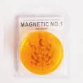 Genuine No.1 Magnetic 3 Part 60mm Plastic Grinder-Tobacco Shark Teeth Storage Plastic Grinder Accessories..