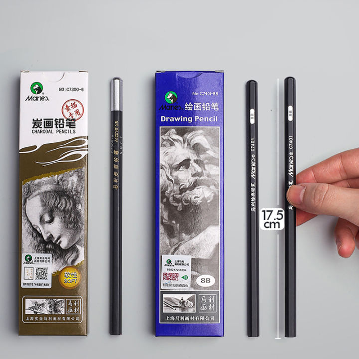 Maries%20Professional%20Drawing%20Pencil%2012PCS%20HB%202H%20B%202B%203B%204B%205B%206B%208B%2010B%2012B%2014B%20Soft%20Medium%20Hard%20Charcoal%20Sketch%20Art%20Supplies%20-%20Image%202