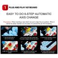 Dustproof 3Pin Switch Mechanical Keyboard Linear Tactile Silent Red Brown Axis Shaft Switch Compatible with MX Switch. 