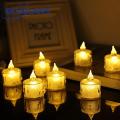 Electronic Candle Flameless Led Candles Set of 24 Battery-powered Realistic Flickering Candle Lights for Home Festival Decor Southeast Asian Buyer's Choice. 