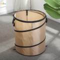 Folded Trash Bin Folding Durable Camping Trash Can for Garden Home Outdoor.