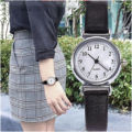 Women Fashion Vintage Small Dial Watch Sweet Leather Strap Casual Women's Watches Bracelet Quartz Ladies Watch Girl Clock Wrist 1Pcs.