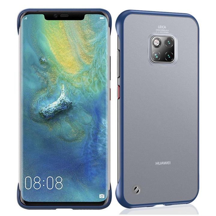 For Huawei Mate 20 Pro Slim Translucent Hard Back Matte Skin Soft TPU Bumper Corners Shockproof Case Cover