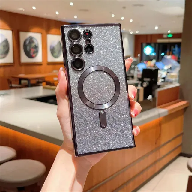 For%20Samsung%20Galaxy%20S24%20S23%20S22%20S21%20S20%20Plus%20Note%2020%20Ultra%20S20FE%20S21FE%20S23FE%20Glitter%20Magnetic%20Case%20Magsafe%20Soft%20Bling%20Lady%20Cover%20-%20Image%208