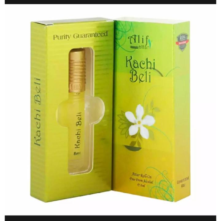 পুরুষদের জন্য alif কাচি বেলি আতর _ হালাল_8 ml