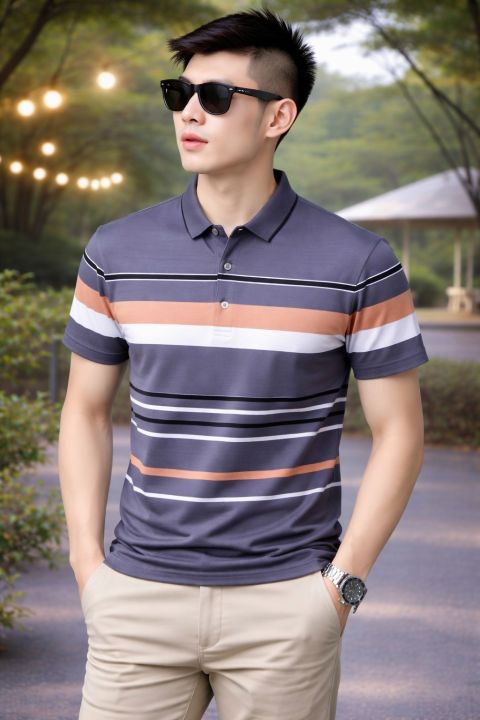 Cotton half sleeve polo shirts for men-multicolor polo shirts