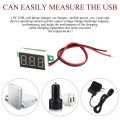 【Alizeker Mall】Mini Size Panel Voltage 3-Digital Adjustment Voltmeter 3-Digital LCD Display Adjustment Voltmeter 200ms OF time.