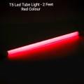 Led Tube Light T5 2 Feet - Red Colour. 