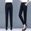 Understated -Ladies Formal high waist office pants for women Elegant Straight trousers casual Women Business Suits For women- Progressively Better.