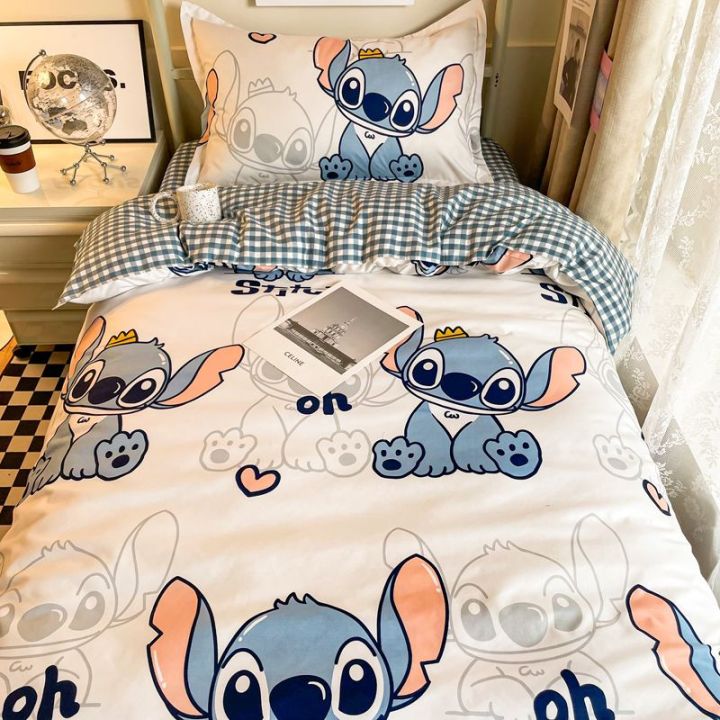 Kawaii%20Disney%20Losto%20Stitch%20Four-Piece%20Set%20Brushed%20Washed%20Cotton%20Single%20Double%20Duvet%20Cover%20Dormitory%20Bed%20Sheet%20Three-Piece%20Set%20-%20Image%202