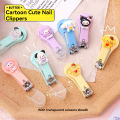 Cute Cartoon Nail Clippers Kids Nail Clippers Portable Stainless Steel Nail Scissors For Kids Women Men Student Non-slip Nail Clippers With Protective Cover. 