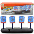 Auto-Reset Electric Scoring Target Toy High Precision Refill Darts Light Sound Effect for Parent-Child Interactive Game.